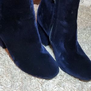 Suede ankle boots